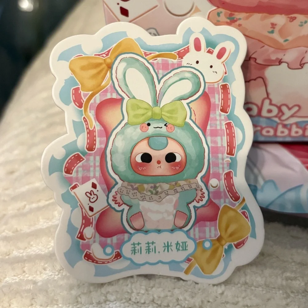 BABY THREE 200% Lily Rabbit Town V2 Plush Bag Charm Confirmed Blind Box NEW - Picture 7 of 7